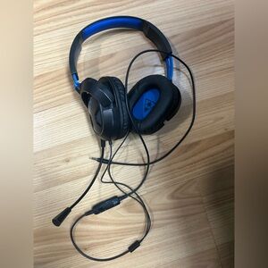 Black and Blue Gaming Headset
